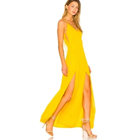 chinese dress ladies Goldenrod Green Viscose Dress with Shirt Collar & Elbow Sleeves – HAY! main image 0